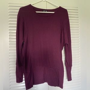 Express Oversized Burgundy Sweater